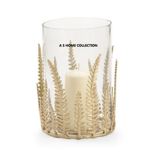 Portavelas DE HURACANES decorativo de Metal personalizado dorado para decoración del hogar centro de mesa iluminación de jardín boda - Product Image 2