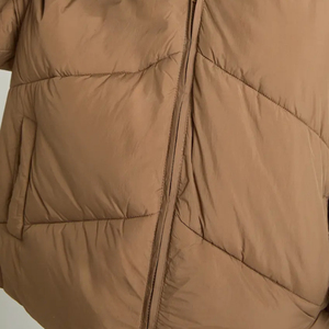 Veste matelassée à fermeture éclair pour femme, chaude, design personnalisé, rembourrage personnalisé, logo personnalisé, veste matelassée 2026, prix d'usine, vêtements décontractés, veste matelassée épaisse - Product Image 5