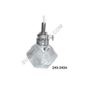 โคมไฟแก้วแอลกอฮอลล์ด้านข้างทรงหกเหลี่ยมไม่สามารถเอียงด้านข้างได้อุปกรณ์สำหรับทำเครื่องประดับที่มีคุณภาพต่ำที่สุด - Product Image 2