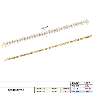 14K <b>Gold</b> F VVS VS Lab Grown CVD Diamond Rhodium Plated Floral Bracelet Marquise Cut Stones Luxury Flower Design Fine Jewelry - Product Image 5