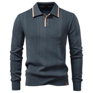 Suéter de Punto para Hombre, Manga Larga, Invierno, Transpirable, Estampado, para Negocios, al por Mayor - Product Image 1