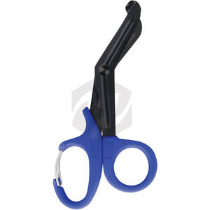 Tijeras de Trauma Premium de 7,5 pulgadas, tijeras de instrumentos médicos manuales con acabado de fluoruro recubierto negro resistente para enfermeras EMTs MOL - Product Image 1