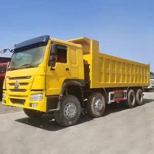 中国重汽375 420马力8x4 12轮50吨二手豪沃采矿自卸车自卸车待售