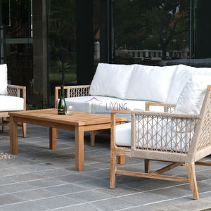 Premium Srikandi Minimalist Design Teak <b>Wood</b> <b>Table</b> for Home Living Room Furniture Outdoors From Indonesia - Product Image 3