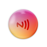 Puce NFC intelligente, code QR, suivi, étiquette d'identification pour animaux de compagnie, collier anti-perte, étiquette en époxy pour chat et chien