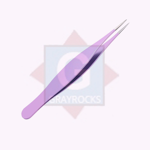 Pince à épiler à sourcils en acier inoxydable de marque privée pince à épiler d'extension à pointe pointue avec logo personnalisé - Product Image 3