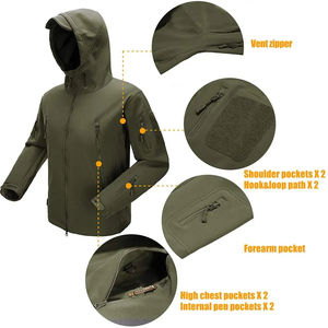 Chaqueta Cálida de Estilo Casual para Hombre, Ropa Deportiva para Exteriores, Chaquetas Softshell para Hombre, Precio al por Mayor, Proveedor Directo de Fábrica OEM - Product Image 5