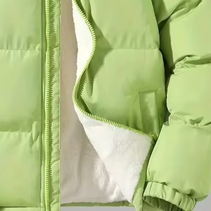 Vestes à bulles légères personnalisées, design personnalisé, col à capuche, longueur de vêtement longue, broderie d'hiver, veste à bulles pour homme - Product Image 4