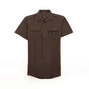 2023 verano manga corta botón uniforme camisa de guardia de seguridad nuevo estilo con etiquetas MOQ bajo - Product Image 6