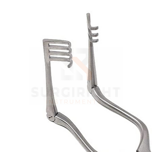 Retractores de retención automática Weitlaner, puntas romas, retractores quirúrgicos Weitlaner de acero inoxidable de calidad por instrumentos Surgiright - Product Image 5