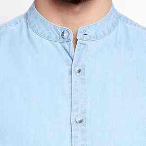 Chemises en jean pour hommes, nouvelle collection, style vintage, tissu haute performance, palette de couleurs personnalisée, vente en gros - Product Image 2