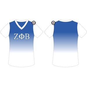 Zeta Phi Beta hermandad y fraternidad Mujeres de moda Pantalones cortos Camiseta de manga para venta en línea Camiseta de mujer - Product Image 6