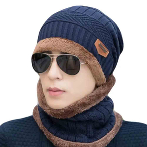 Vente en gros de bonnet d'hiver avec logo personnalisé 2025 chapeau en acrylique doublé en tricot cool bas épais et chauds pour hommes et femmes de style souple - Product Image 6