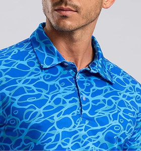 2025 hommes pour polos avec broderie de logo personnalisé respirant et à manches courtes nouveau design tissu tricoté à motif solide - Product Image 3