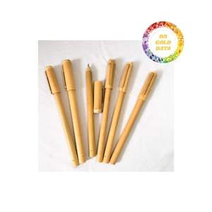 Stylo en bambou fait à la main par des artisans vietnamiens, idéal pour les étudiants, les professionnels et les artistes, offrant une expérience d'écriture douce et confortable - Product Image 6