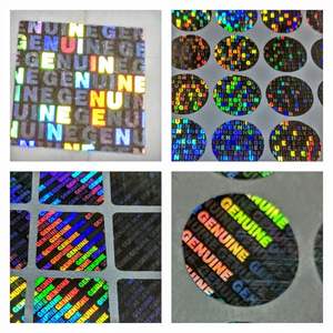 Etiquetas de Seguridad con Holograma Genuino Spick Global, Forma Personalizada, Resistentes al Agua, de Poliéster, Anti-Falsificación, para Productos Alimenticios - Product Image 2