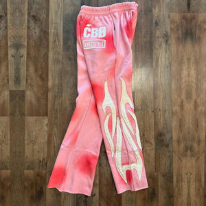 Pantalones Deportivos de Hombre Personalizados, Corte Recto, Pierna Ancha, Cintura Media, Estilo Holgado, Lavado, 100% Algodón - Product Image 5