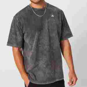 Wholesale Streetwear Custom logo <b>Tshirt</b> Blank Stone t Shirts Unisex Heavy Men Acid Wash Oversized <b>Vintage</b> T-shirt - Product Image 1