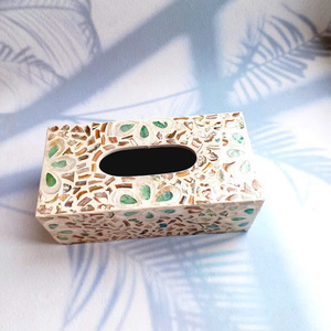 Portarrollos de papel hecho a mano de origen vietnamita para la organización moderna de la mesa de la sala de estar y decoración elegante para el escritorio de la oficina. - Product Image 3