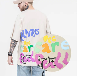 OEM Wholesale 100% Cotton Custom for Hip Hop Oversized <b>Men's</b> T-<b>Shirts</b> with Eco-Friendly Quick Dry Breathable Fabric - Product Image 4