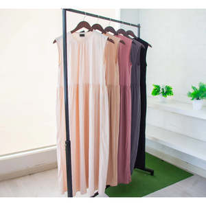 <span class=keywords><strong>Astrid</strong></span> wanita không tay ăn mặc khiêm tốn Elegent Đảng thời trang Kích thước XL rắn Mô hình đế chế vòng eo strapsless Chiều dài đầu gối Slit - Product Image 2