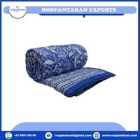 Ensemble de draps matelassés en coton 100% imprimé à la main style traditionnel en relief, taille personnalisée, prix de gros
