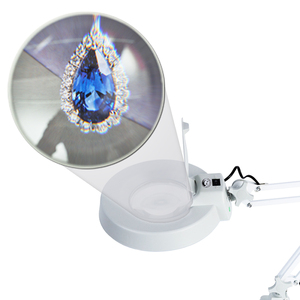 โต๊ะทำงานพับได้ LT-86C พร้อมแว่นขยาย 10 เท่า โคมไฟตั้งโต๊ะพร้อมไฟ LED สำหรับงานแก้ว - Product Image 3