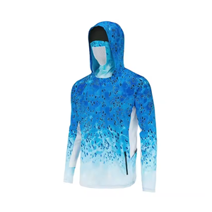 Sudaderas CON CAPUCHA DE PESCA impresas logotipo personalizado único Elegante ropa de calle al aire libre UPF 50 de talla grande transpirable - Product Image 5