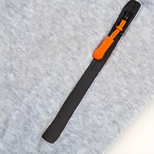 Sudadera con capucha de algodón de estilo informal para hombre, jersey de manga larga de gran tamaño, diseño de cremallera XS, logotipo personalizado, bordado, patrón de impresión de moda - Product Image 3