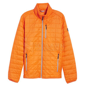 Chaqueta de Invierno para Hombre, Nuevo Diseño, Acolchada, con Cuello Alto, Logotipo Frontal, Manga Larga, con Capucha, Nailon/Poliéster - Product Image 1