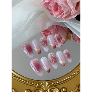 Uñas Postizas Rosewood Bloom, Elegantes y con Estilo - Product Image 2