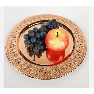 Nouveau classique décoratif chargeur assiettes dîner plateau de service assiette à Dessert plat à Dessert assiette à salade par Indian Metal World - Product Image 5