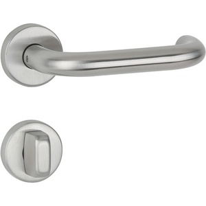 APTEC Basic 01 Lever Handle Set 60mm Stainless Steel Matt U-Shape WC DIN Left/Right D/D 30 <b>Curtain</b> Poles Tracks & Accessories - Product Image 3