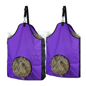 Tissu en nylon durable de conception de point de croix de chargeur de sac de foin extra-large de haute qualité pour un usage quotidien à la ferme - Product Image 1