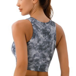 100% coton confortable femmes sport soutien-gorge pour Yoga entraînement Gym Fitness course durable écologique production en usine - Product Image 6