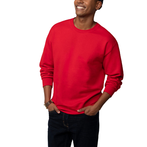 Sudadera con capucha de cuello redondo de gran tamaño para hombre, ropa de invierno, patrón sólido de Algodón 100% con logotipo bordado serigrafiado - Product Image 2