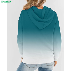 Nouveaux sweats à capuche à épaules tombantes de haute qualité 2026 pour femmes – Meilleur design en tissu tricoté uni polyester/coton - Product Image 6