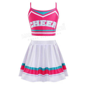 ชุดยูนิฟอร์มเชียร์ลีดเดอร์เด็กแบบสั่งทำพิเศษ พิมพ์ลาย พร้อมประดับคริสตัล ขายส่งชุดยูนิฟอร์มเชียร์ลีดเดอร์ - Product Image 1