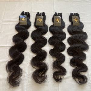 Mèches de cheveux humains lisses, ondulées, naturelles, 100% vierges, Double étirées, 12a - Product Image 2