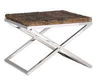 Table de chevet pliable moderne en bois et acier inoxydable pour chambre à coucher, mobilier de maison, usage polyvalent appartement hôpital