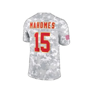 Maillot de football américain pour hommes Erni, motif lettres, impression par transfert par sublimation, maille respirante 160g, uniforme de rugby, entraînement, pratique - Product Image 3