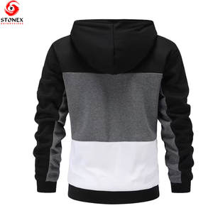 Sudadera con Capucha de Alta Calidad y Bajo Precio para Hombre, Corte Regular, 100% Algodón, Felpa, Color Sólido, con Cierre, Ropa de Calle de Invierno, Transpirable y de Secado Rápido - Product Image 3