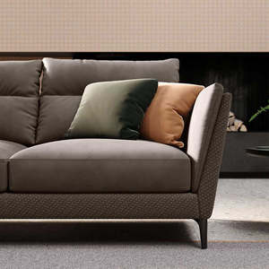 Sofá Cuadrado de 2 Plazas 'Gran Comfort' de Bretagne Premium, Estilo Rústico y de Lujo Ligero, Tapizado y Extensible - Product Image 6