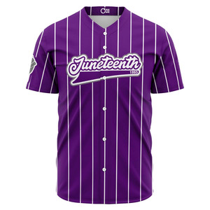 Maillot de baseball OEM sur mesure 100% polyester respirant cousu avec sublimation impression numérique séchage rapide propre conception - Product Image 1