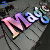Enseignes LED RGB à Effet Dynamique Changeant de Couleur (100+ Couleurs) pour Entreprises, Enseignes Extérieures, Lettres LED RGB – Vente Directe Usine