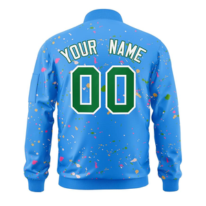 Varsity Jacket Fashion Puffer Windproof Trending Mens Custom Casual Bomber Chaquetas Chaqueta ligera multicolor - Product Image 2