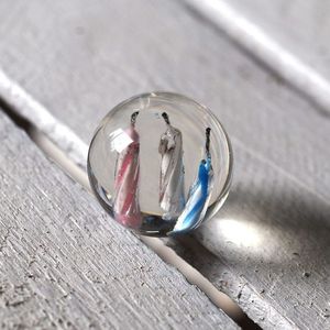 Nueva llegada 2024 Street Boy Venta caliente resina transparente enlace collar joyería Hip Hop Punk infinito gargantilla acrílico Collar para hombres - Product Image 3