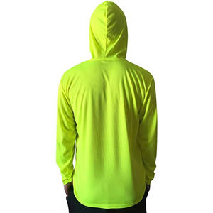 Ropa DE TRABAJO transpirable ligera Camisas reflectantes Camisas de seguridad de alta visibilidad con capucha Trabajo industrial Suministro de sudaderas con capucha OEM - Product Image 4