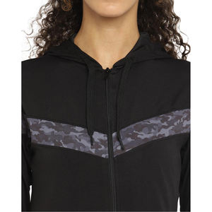 Ensemble de survêtements avec logo personnalisé Ensemble de survêtements de sport en coton et polyester avec fermeture éclair pour femmes - Product Image 6