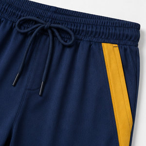 Trendy Men Summer Two-Piece <b>T</b>-<b>Shirt</b> <b>and</b> <b>Shorts</b> <b>Set</b> with Drawstring Waist 100% Cotton Eco-Friendly Casual Wear for Beach Travel - Product Image 6